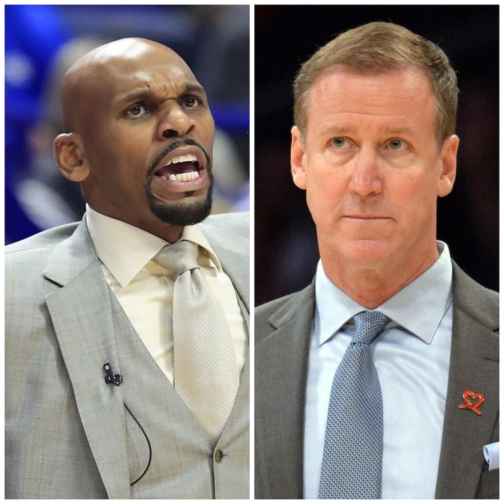 
jerry stackhouse and terry stotts for golden state warriors