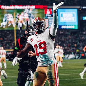 Deebo samuel at end of 49ers game